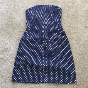 Heritage 1981 strapless polka dress S/P